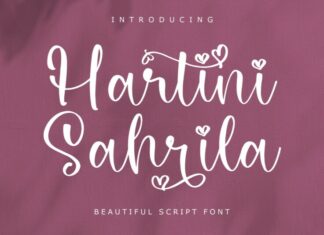 Hartini Sahrila Font