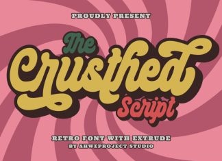 The Crusthed Script Font