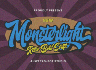 Monsterlight Script Font