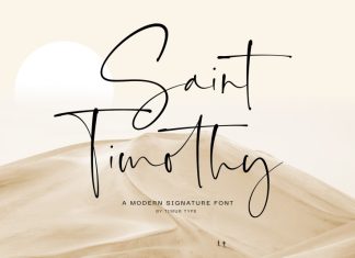 Saint Timothy Script Font