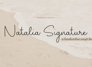 Natalia Signature Script Font