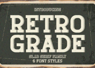 Retro Grade Slab Serif Font