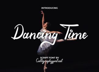 Dancing Time Script Font
