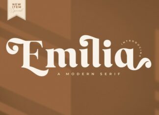 Emilia Serif Font