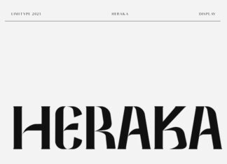 Heraka Display Font