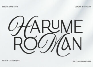 Harume Roman Sans Serif Font