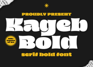 Kageb Bold Display Font