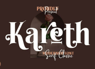Kareth Serif Font