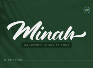 Minah Script Font