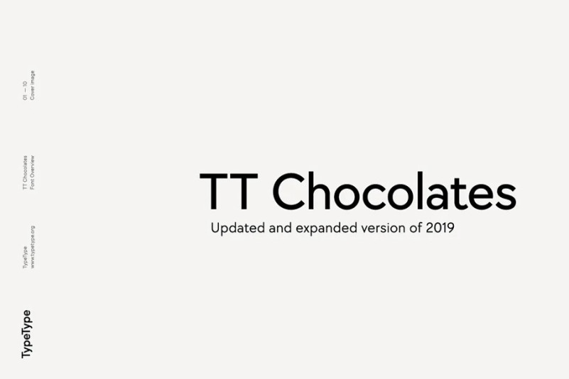 TT Chocolates Sans Serif Font