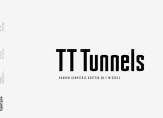 TT Tunnels Sans Serif Font