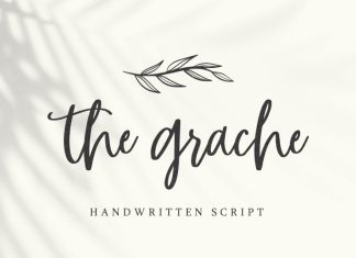 The Grache Script Font