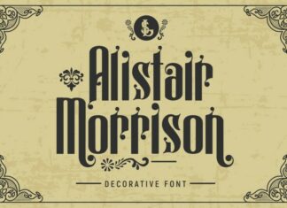 Alistair Morrison Display Font