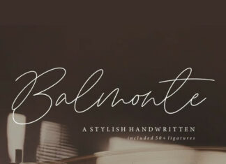 Balmonte Handwritten Font