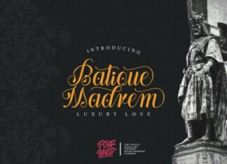 Batique Madrem Script Font