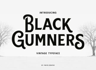 Black Gumners Font