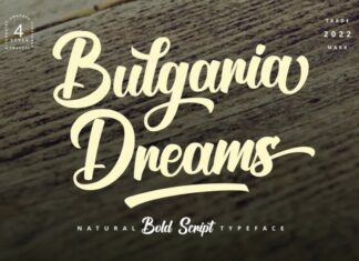 Bulgaria Dreams Font
