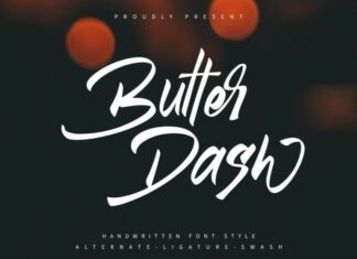 Butter Dash Font