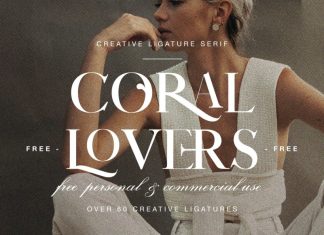 Coral Lovers Serif Font