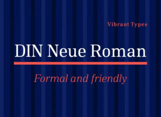 DIN Neue Roman Serif Font