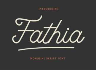 Fathia Handwritten Font