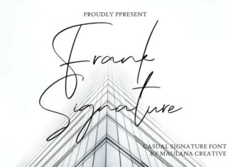 Frank Handwritten Font