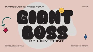 Giant Boss Display Font