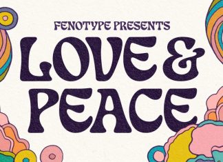 Love And Peace Display Font