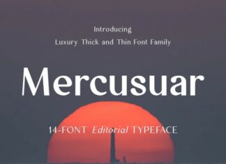 Mercusuar Sans Serif Font