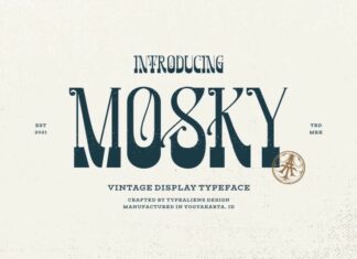 Mosky Display Font
