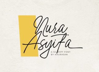 Nura Asyifa Handwritten Font