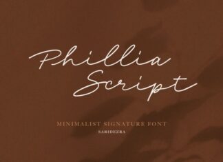 Phillia Handwritten Font
