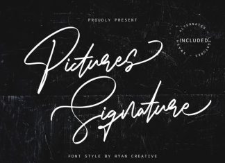Pictures Signature Font