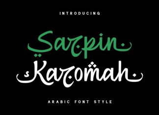 Sarpin Karomah Blackletter Font