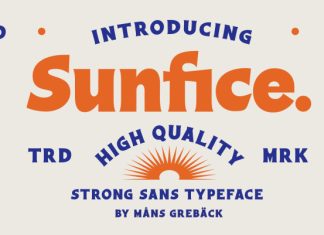Sunfice Display Font