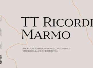 TT Ricordi Marmo Serif Font