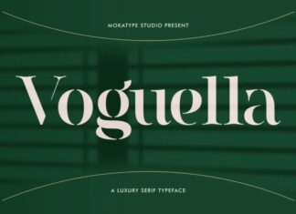 Voguella Serif Font