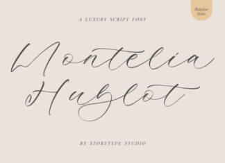 Montelia Hublot Font