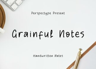 Grainful Notes Font