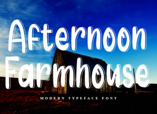 Afternoon Farmhouse Font
