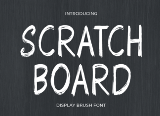 Scratch Board Font