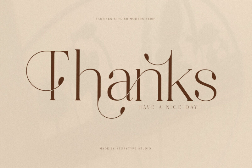 Bastiken Font preview image 5