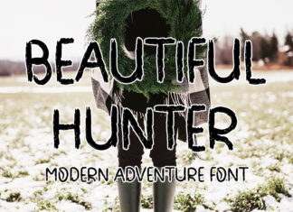 Beautiful Hunter Font