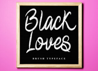 Black Loves Font