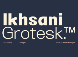 Ikhsani Grotesk Font