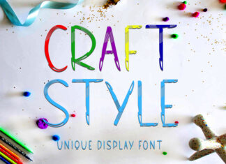 Craft Style Font