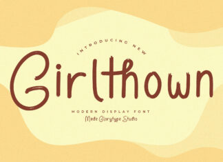 Girlthown Font