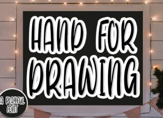 Hand For Drawing Font