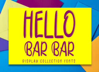 Hello Bar Bar Font