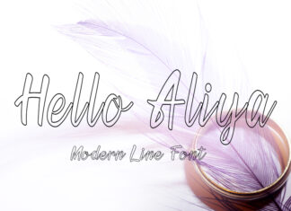 Hello Aliya Font
